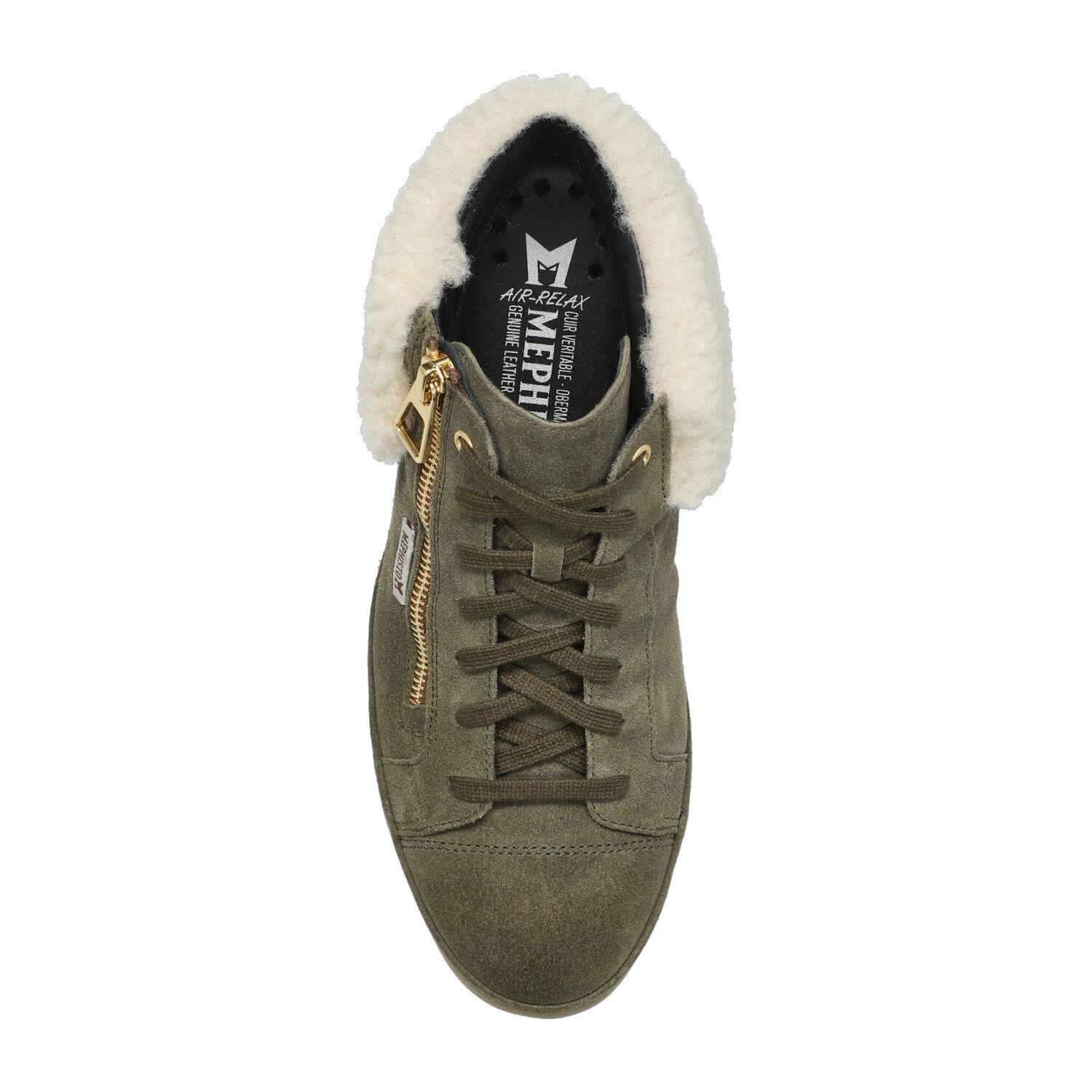 bottines femme modèle Julinka vert fonce - Mephisto